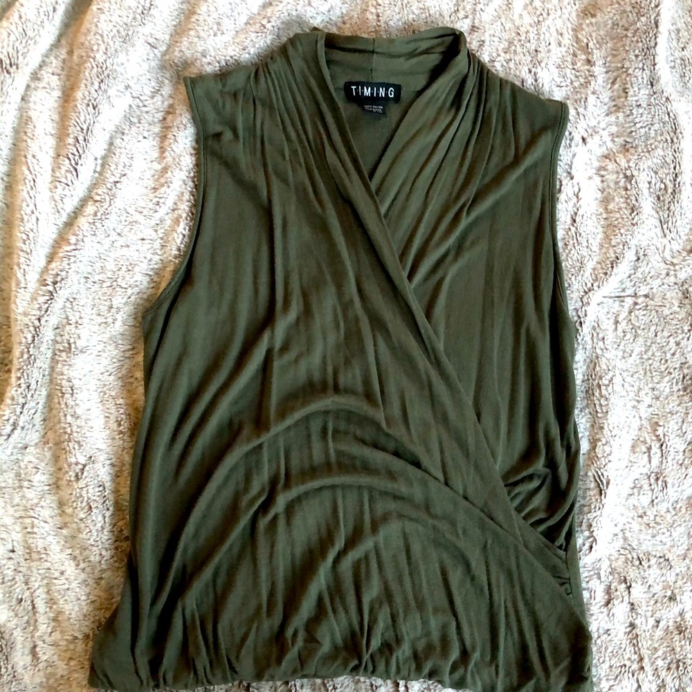 Dark Green Blouse